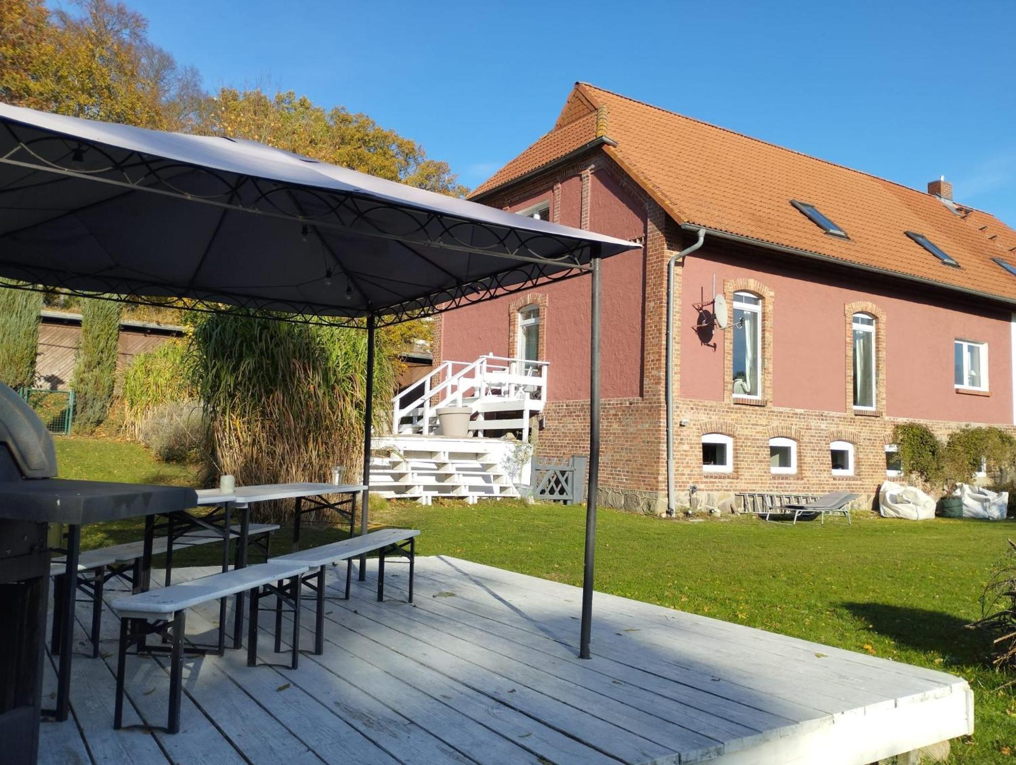 Inspektorenhaus Am Jagdschloss Mit Meerblick Hohen Niendorf Dış mekan fotoğraf